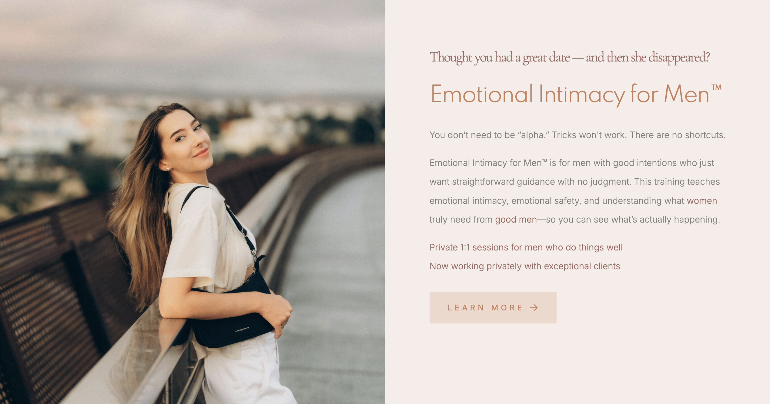 Emotional Intimacy for Men™